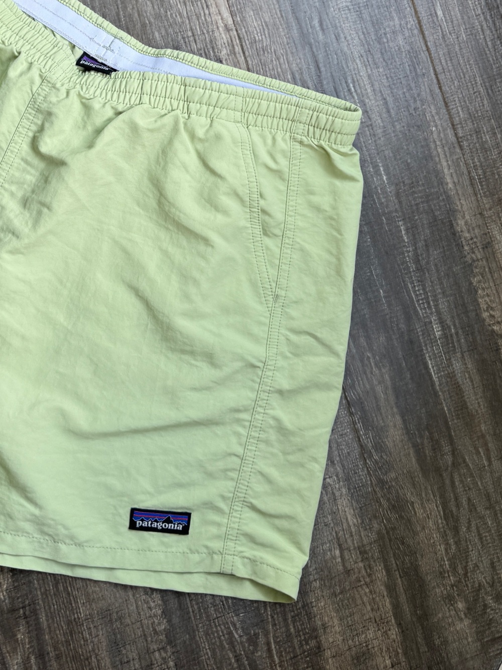 Patagonia green yellow swim shorts Size XL #outdoor #summer - Picture 2 of 3